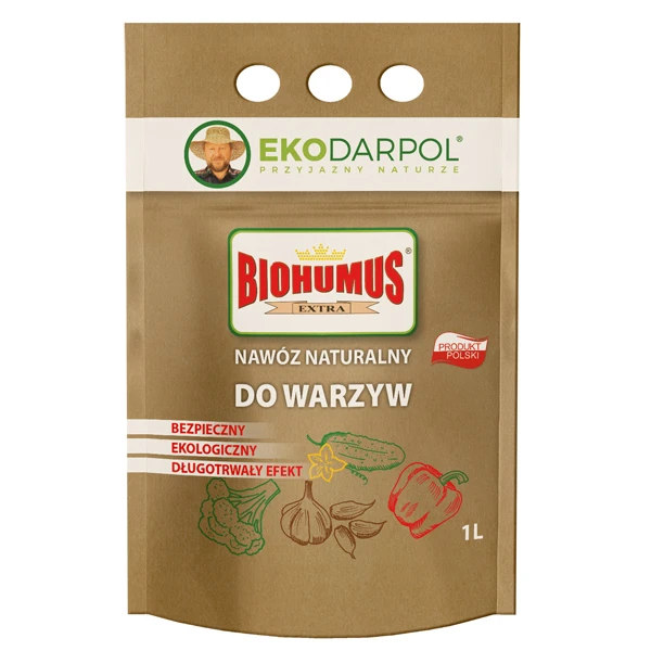 Nawóz organiczny Ekodarpol Biohumus Extra do warzyw 1 l