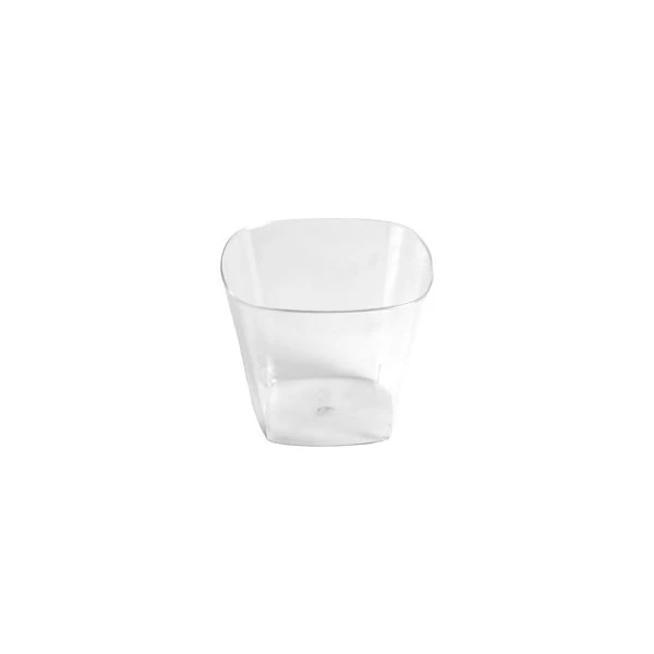 PAP-KPL. 25 KUBKÓW PROSTOKĄTNYCH 100ML 5*6,6*6,2CM *FINGERFOOD*