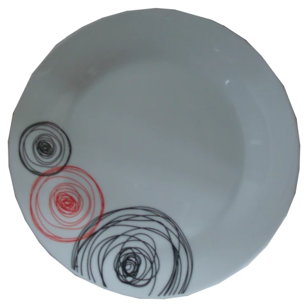 SZ-KPL. TALERZY DESER 19CM J499