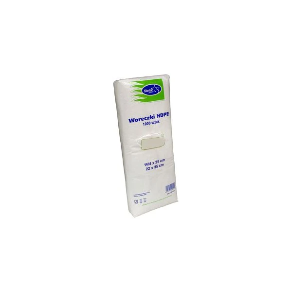 Woreczki foliowe HDPE 14 × 4 × 35 cm