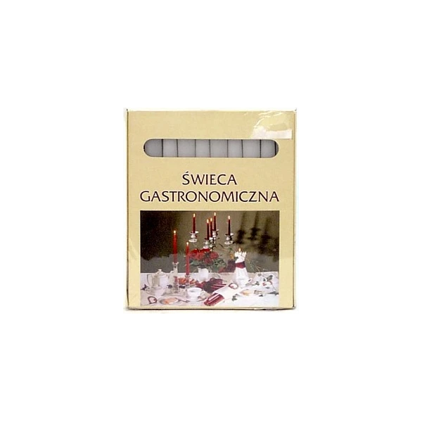 ADPAL-ŚWIECA GASTRO. MATOWA BIAŁA A'30