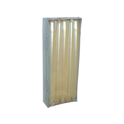 ADPAL-ŚWIECA STOŻKOWA 240/22  METALIK PERLA ECRU A'10
