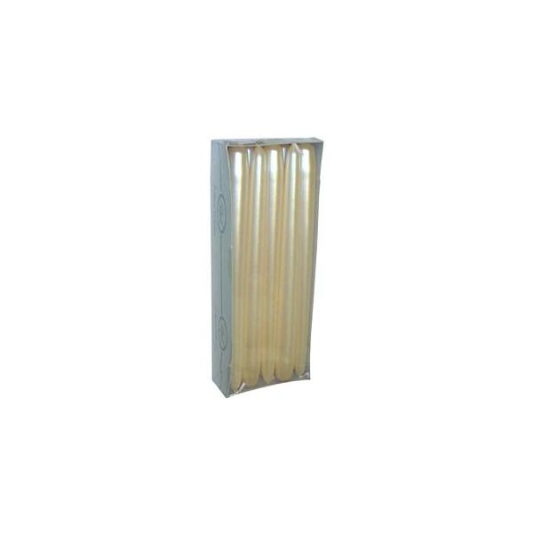 ADPAL-ŚWIECA STOŻKOWA 240/22  METALIK PERLA ECRU A'10