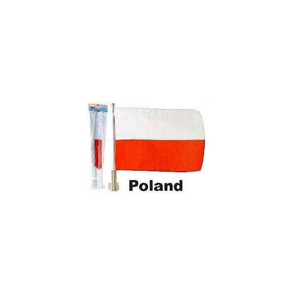 FLAGA SAMOCHODOWA POLSKA