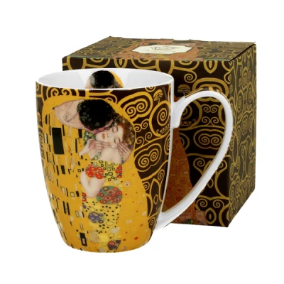 DUO-KUBEK 350ML *THE KISS BROWN* G.KLIMT