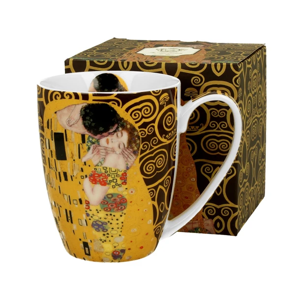DUO-KUBEK 350ML *THE KISS BROWN* G.KLIMT