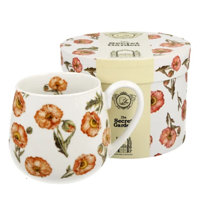 DUO-KUBEK BARYŁKA 430ML *WILD POPPIES*