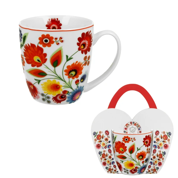 DUO-KUBEK W KOSZYCZKU 460ML *ŁOWICZ*