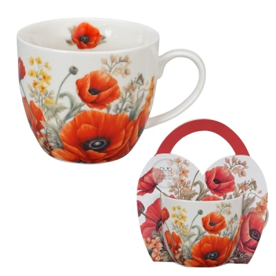 DUO-KUBEK W KOSZYCZKU 460ML *MAKI*
