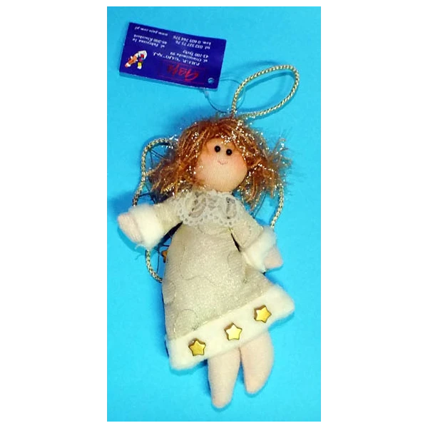 Dekoracja GAJO Anioł 9 cm złoty