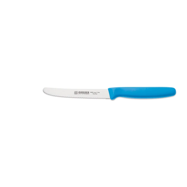 GIE-NÓŻ UNWERSALNY ZĄBKOWANY 11CM *JASNO-NIEBIESKI* 8365