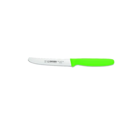 GIE-NÓŻ UNWERSALNY ZĄBKOWANY 11CM *JASNO-ZIELONY* 8365