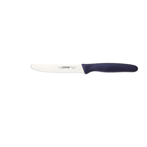 GIE-NÓŻ UNWERSALNY ZĄBKOWANY 11CM *SZARY* 8365