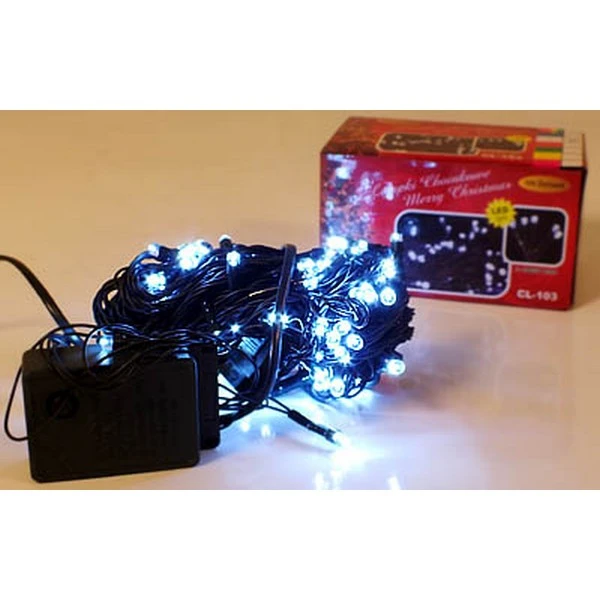Lampki CHOINKOWE 100 LED BIAŁE CL-103
