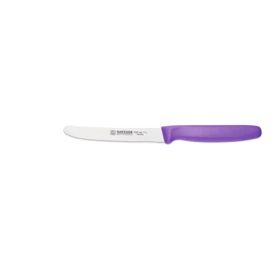 GIE-NÓŻ UNWERSALNY ZĄBKOWANY 11CM *JASNO-FIOLETOWY* 8365