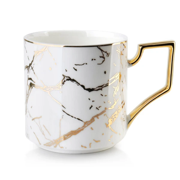 Kubek porcelanowy Affekdesign Cristie Gold 360 ml