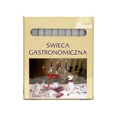 ADPAL-ŚWIECA GASTRO. MATOWA BIAŁA A'30