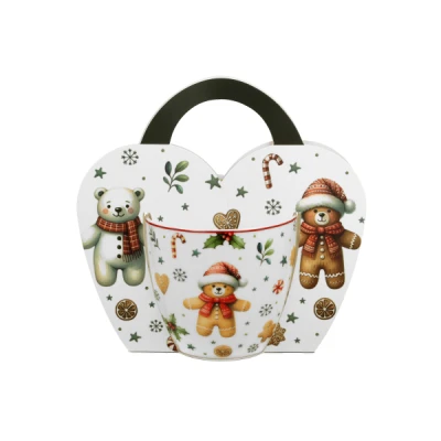 DUO-KUBEK W KOSZYCZKU  *CHRISTMAS CUTIES*