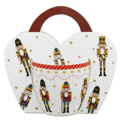 DUO-KUBEK W KOSZYCZKU  *CHRISTMAS NUTCRACKER*