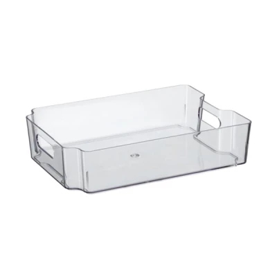 POJEMNIK DO LODÓWKI NA ŻYWNOŚĆ MEDIUM ORGANIZACJA PRZEJRZYSTY 16x9x8 cm