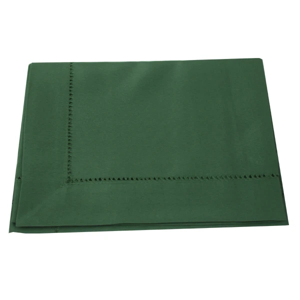 Obrus poliestrowy Mesa 240 85 × 85 cm ciemna zieleń