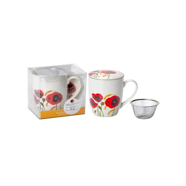 TOM-KUBEK Z ZAPARZACZEM METALOWYM 350ML CR3-18