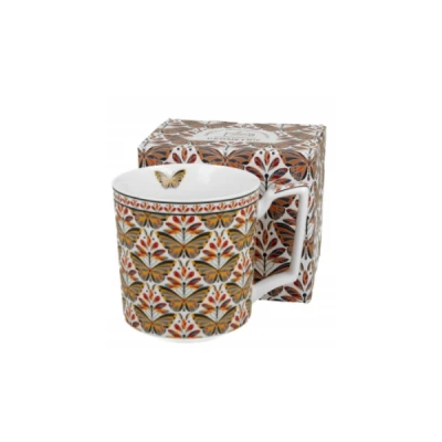 Kubek porcelanowy Duo Geometric Papilio 400 ml