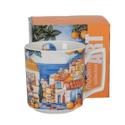 Kubek porcelanowy DUO Modern España 0,45 l