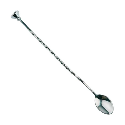 ŁYŻKA BARMAŃSKA Z MUDDLEREM DŁ.27CM TF-9334
