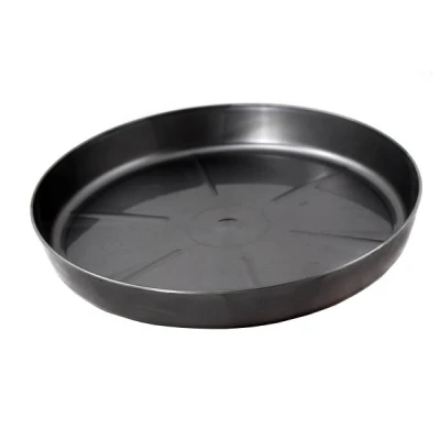 PODSTAWKA POD ROŚLINY KWIATY DONICZKĘ 21cm SREBRNY