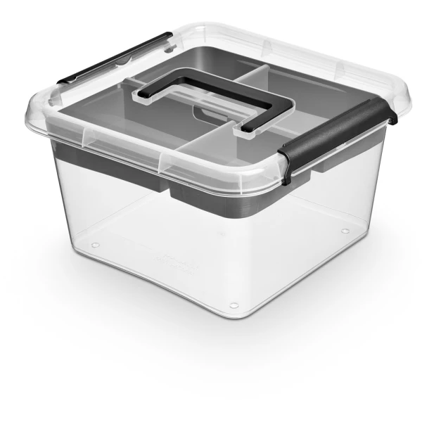 POJEMNIK BOX Z RĄCZKĄ I INSERTEM 9L 1387