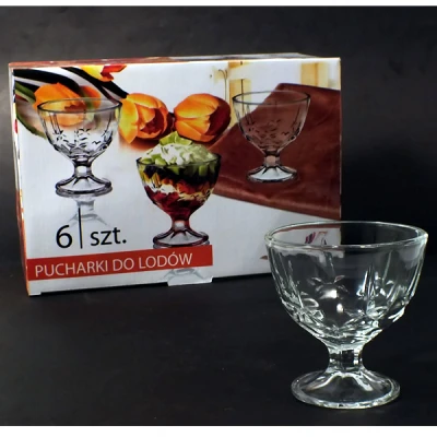 Pucharki do lodów Cook Line 250 ml kpl. 6