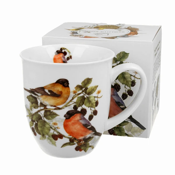 Kubek porcelanowy Duo Ptasi Świat GILE 400 ml