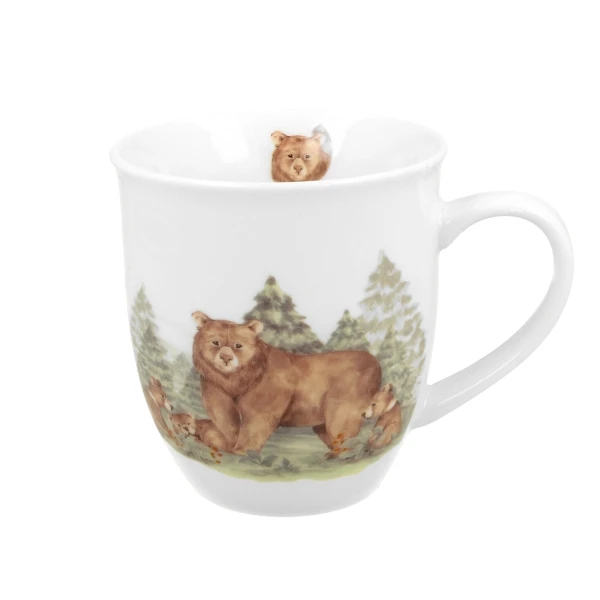 Kubek porcelanowy Duo Niedźwiedzie 400 ml