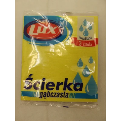 ŚCIERECZKA DOMOWA GĄBCZASTA MATERIAŁOWA ŚCIERKA UNIWERSALNA KOMPLET 3 szt.