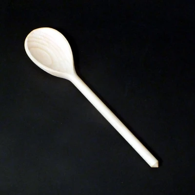 Łyżka drewniana okrągła 10 cm