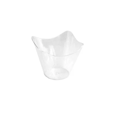 PAP-KPL. 50 KUBKÓW PROSTOKĄTNYCH 80ML 5*5,8*5,6CM *FINGERFOOD*