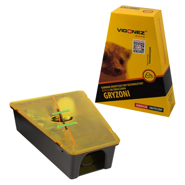 Karmnik deratyzacyjny Vigonez z pastą na gryzonie 150 g