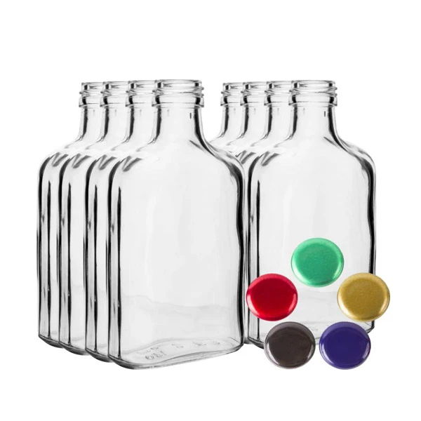 Butelka na nalewki Browin 100 ml z zakrętką 8 szt.