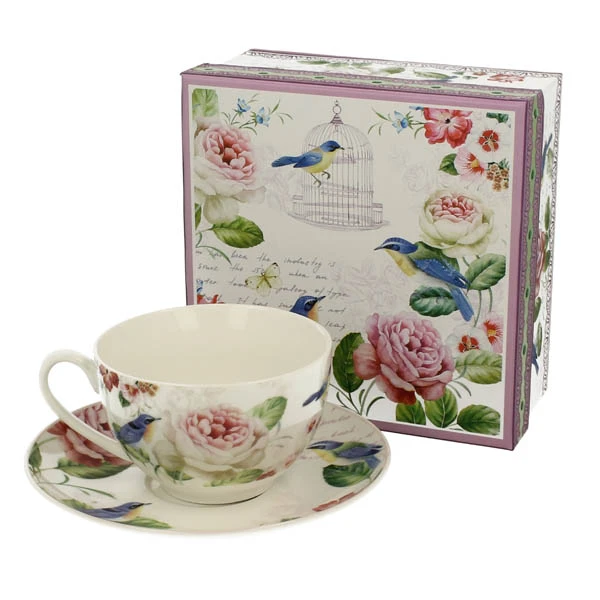 DUO-FILIŻANKA+SPODEK 250ML *LUNA*