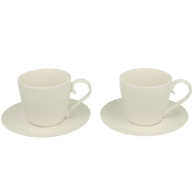 DUO-KPL.2+2 FILIŻANKI+SPODKI *VIOLET* 90ML