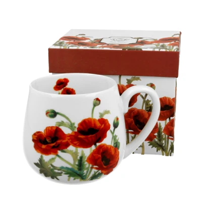 DUO-KUBEK BARYŁKA 430ML * POPPIES*