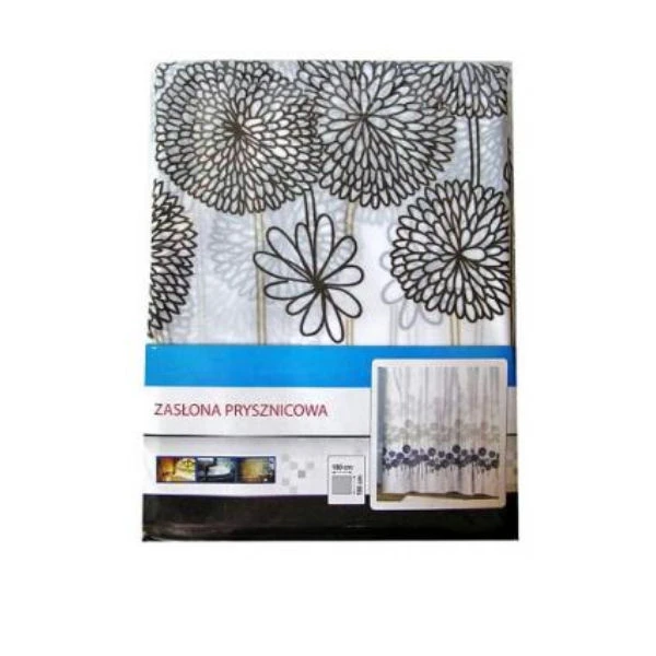 Zasłona prysznicowa FEN PS-6 beż 180 x 180 cm
