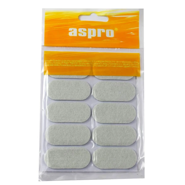 Podkładki filcowe Aspro A-40001-06-010 20 × 44 mm