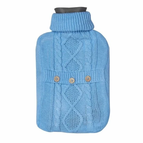 TAD-TERMOFOR+POKROWIEC SWETER NIEBIESKI 1,5L 33X18,5CM