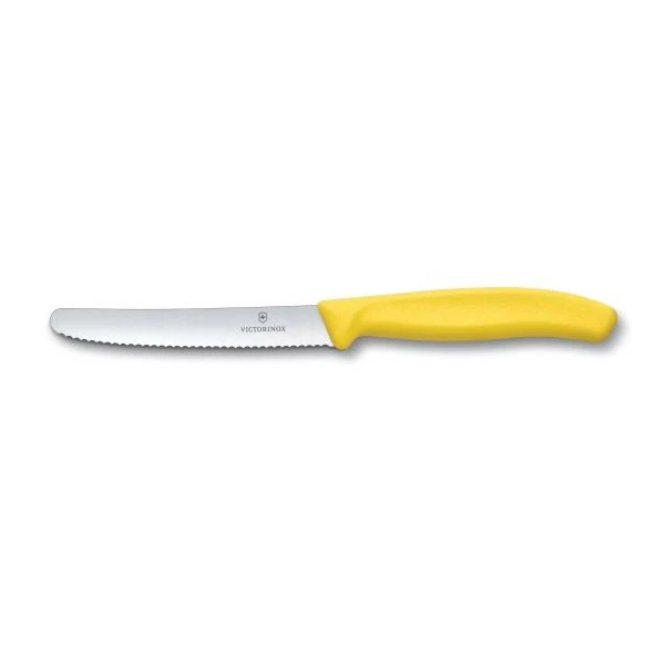 VIC-NÓŻ DO POMIDORÓW ZĄBKOWANY 11CM *ŻÓŁTY* 6.7836.L118