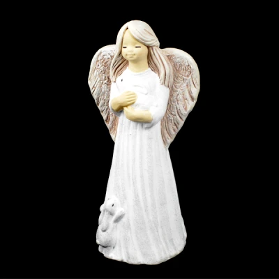 CA-FIGURKA CERAMICZNA *LUCYNKA Z KRÓLIKIEM* 260