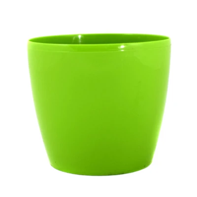 DONICZKA PLASTIKOWA NA BALKON DO DOMU DESIGN ZIELONA OKRĄGŁA ŚREDNICA 35cm