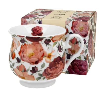 DUO-KUBEK RETRO *SPRING ROSES WHITE*