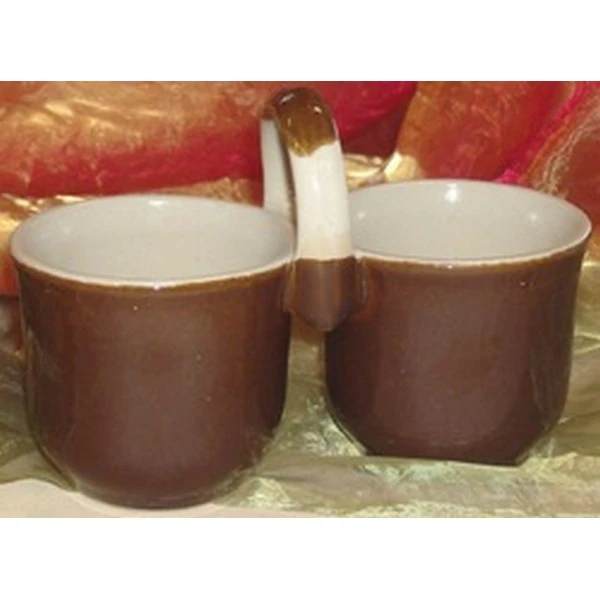 Kamionka ceramiczna Kwiatek Ceramika Szlachetna Bliźniak 0,4 l